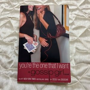 Gossip Girl Novel You Are The One That I Want New York Times Best Selling Book